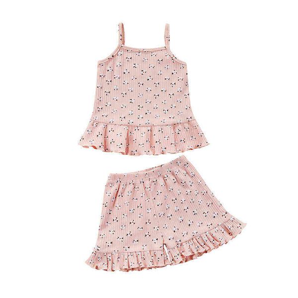 summer clothes for kids girls floral print spaghetti strap sleeveless and ruffles casual shorts sets g220217, White
summer clothes for kids girls floral print spaghetti strap sleeveless and ruffles casual shorts sets g220217, White