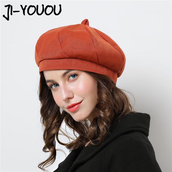 berets women hat for winter female cotton hats vintage fashion octagonal boina autumn 2021 brand women's caps, Blue;gray
berets women hat for winter female cotton hats vintage fashion octagonal boina autumn 2021 brand women's caps, Blue;gray