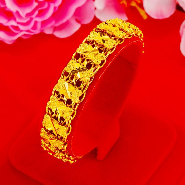 imitation 24k bracelet braceletjewelry braceletbracelet men's and women's watch chain fashionvietnam's sargin hand ornaments, Golden;silver
imitation 24k bracelet braceletjewelry braceletbracelet men's and women's watch chain fashionvietnam's sargin hand ornaments, Golden;silver