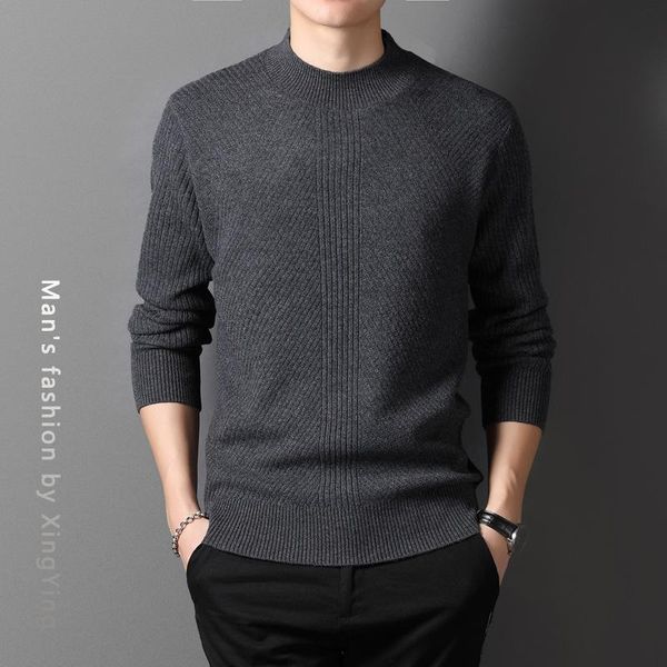 han edition pure color personality render unlined upper garment of winter sweater knit cultivate morality men's upset, White;black
han edition pure color personality render unlined upper garment of winter sweater knit cultivate morality men's upset, White;black