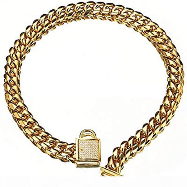 14mm 10~24inch gold tone curb cuban pet link stainless steel cz clasp dog chain collar wholesale pet necklaces, Silver
14mm 10~24inch gold tone curb cuban pet link stainless steel cz clasp dog chain collar wholesale pet necklaces, Silver