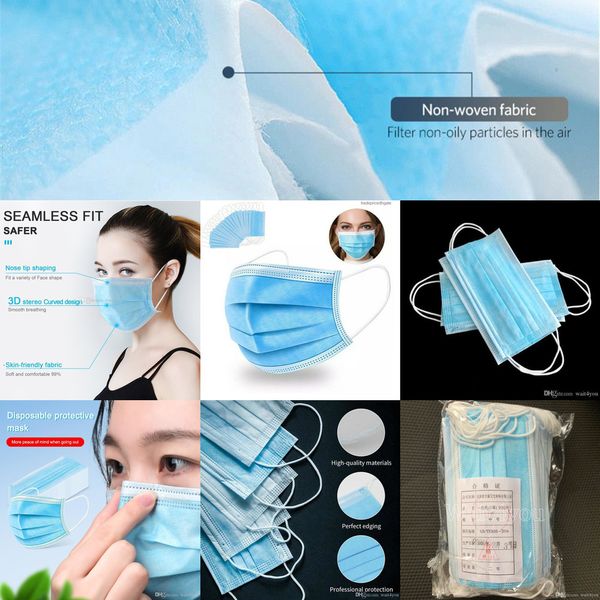face new plenty disposable stock 3 factory layers dustproof facial protective cover masks set anti-dust mask protectionlflr
face new plenty disposable stock 3 factory layers dustproof facial protective cover masks set anti-dust mask protectionlflr