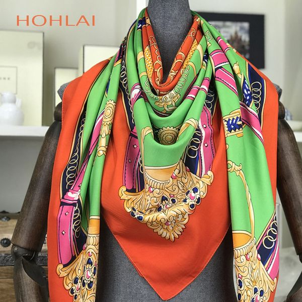100% silk scarf women bandana hijab spring autumn female square silk scarves for women printed shawls beach cover-ups 130*130cm 201019, Blue;gray
100% silk scarf women bandana hijab spring autumn female square silk scarves for women printed shawls beach cover-ups 130*130cm 201019, Blue;gray