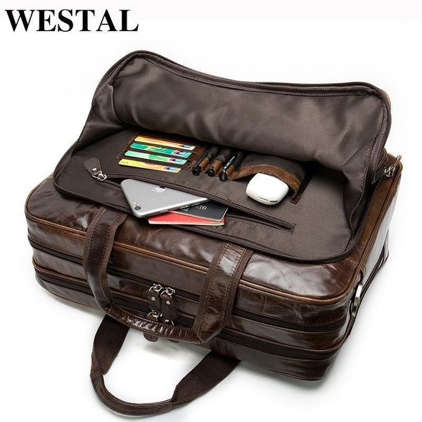 westal men's genuine leather briefcase/bag office bags for men leather lapbag porte document business travel shouler bag1
westal men's genuine leather briefcase/bag office bags for men leather lapbag porte document business travel shouler bag1