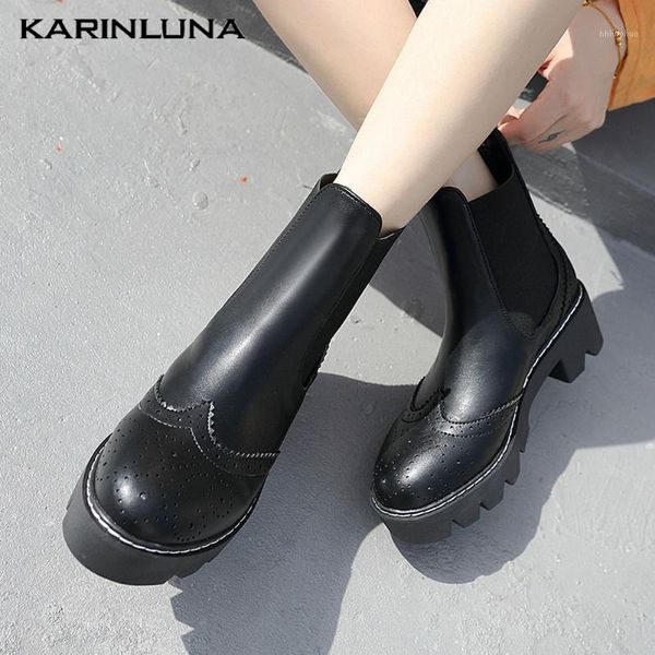 boots karin big size 35-40 leisure platform round toe slip-on autumn square thick heels elastic band solid ankle boots1, Black
boots karin big size 35-40 leisure platform round toe slip-on autumn square thick heels elastic band solid ankle boots1, Black