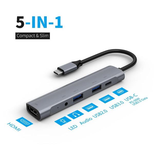 для ноутбуков док-станции 5 в 1 type-c-концентратору usb-c usb3.0 1080p hdmi pd высокая скорость передачи, конвертер
для ноутбуков док-станции 5 в 1 type-c-концентратору usb-c usb3.0 1080p hdmi pd высокая скорость передачи, конвертер