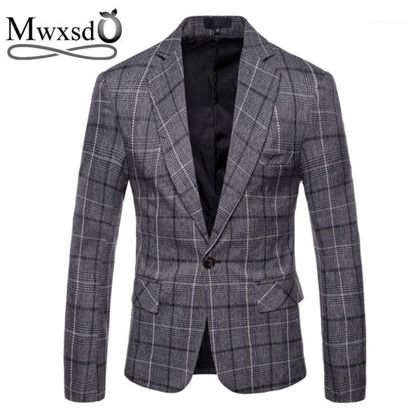 men's suits & blazers mwxsd mens casual plaid blazer gray men suit slim fit classic business for male big size 4xl1, White;black
men's suits & blazers mwxsd mens casual plaid blazer gray men suit slim fit classic business for male big size 4xl1, White;black