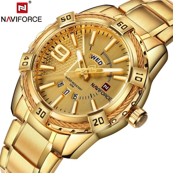 naviforce luxury brand watch men fashion sport quartz wrist men's date clock stainless steel es relogio masculino 220225, Slivery;brown
naviforce luxury brand watch men fashion sport quartz wrist men's date clock stainless steel es relogio masculino 220225, Slivery;brown