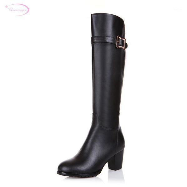 chainingyee handmade quality custom cowhide leather knee high boots belt buckle zippers high-heeled knight women's riding boots1, Black
chainingyee handmade quality custom cowhide leather knee high boots belt buckle zippers high-heeled knight women's riding boots1, Black