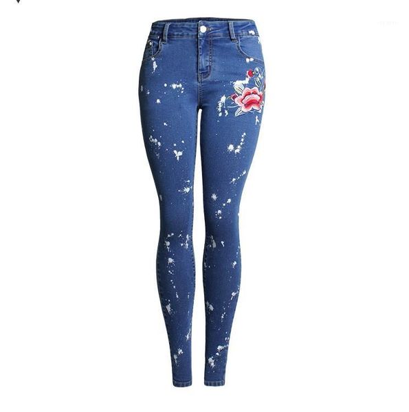 2108 new 2020 women's vintage flower embroidery jeans pencil stretch denim pants female skinny trousers woman high waist jeans1, Blue
2108 new 2020 women's vintage flower embroidery jeans pencil stretch denim pants female skinny trousers woman high waist jeans1, Blue