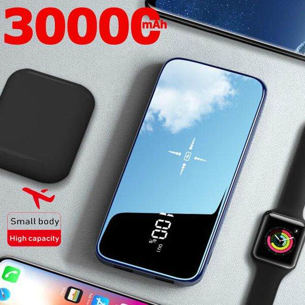 wireless mobile power bank portable 30000mah built-in wireless charger power bank full screen mirror travel mobile power supply
wireless mobile power bank portable 30000mah built-in wireless charger power bank full screen mirror travel mobile power supply