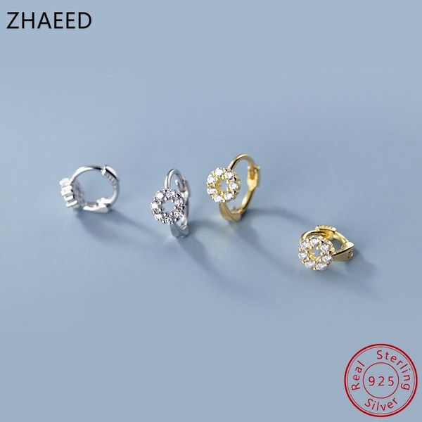 hoop & huggie real 925 sterling silve zircon round hollow earrings for fashion women party fine jewelry minimalist 2021 accessories, Golden;silver 
hoop & huggie real 925 sterling silve zircon round hollow earrings for fashion women party fine jewelry minimalist 2021 accessories, Golden;silver