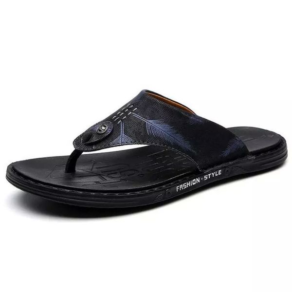 summer genuine leather flip flops mens beach slippers fashion slides man shoes outdoor non-slip printed cow leather slipper mule #yh29, Black
summer genuine leather flip flops mens beach slippers fashion slides man shoes outdoor non-slip printed cow leather slipper mule #yh29, Black