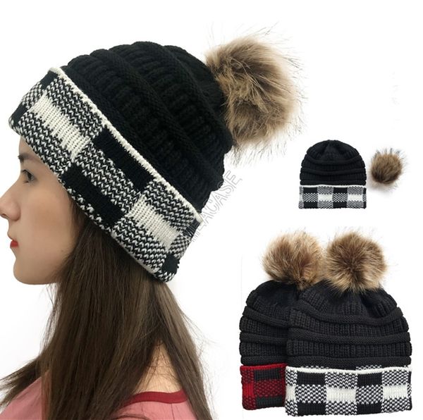 winter hats beanies women tartan plaid color block warm wool caps knitted hat with fuzzy ball cap fashion skullies caps crochet hats d102711, Yellow
winter hats beanies women tartan plaid color block warm wool caps knitted hat with fuzzy ball cap fashion skullies caps crochet hats d102711, Yellow