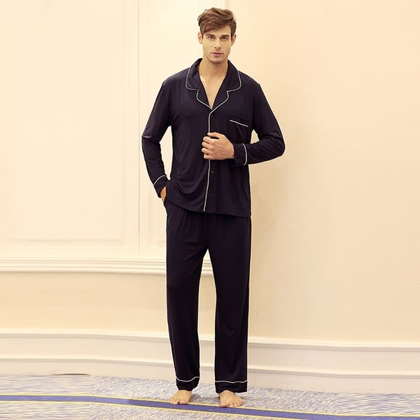 mens and womens bamboo modal cotton jersey sleepwear home wear loungewear button-down pajama sets with long pants 201109, Black;brown
mens and womens bamboo modal cotton jersey sleepwear home wear loungewear button-down pajama sets with long pants 201109, Black;brown