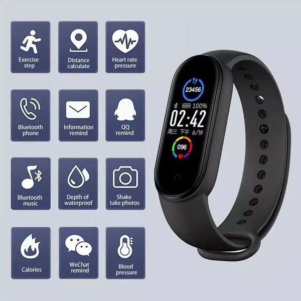 новейший m5 смарт часы bluetooth спорт фитнес tracker шагомер heart rate monitor вызовов напоминание артериального давления smartband
новейший m5 смарт часы bluetooth спорт фитнес tracker шагомер heart rate monitor вызовов напоминание артериального давления smartband