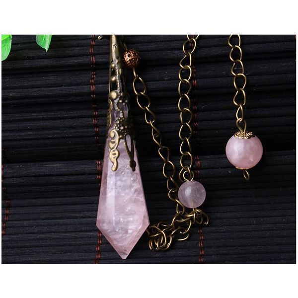 reiki rose crystal pendulums for dowsing healing crystals chakra pendulum charms necklace filigree pendant qylthp, Black
reiki rose crystal pendulums for dowsing healing crystals chakra pendulum charms necklace filigree pendant qylthp, Black