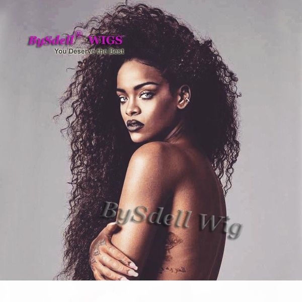 long celebrity rihanna hairstyle lace front wig heat inspired hair deep kinky curly black hair lace front wigs for black women 
long celebrity rihanna hairstyle lace front wig heat inspired hair deep kinky curly black hair lace front wigs for black women