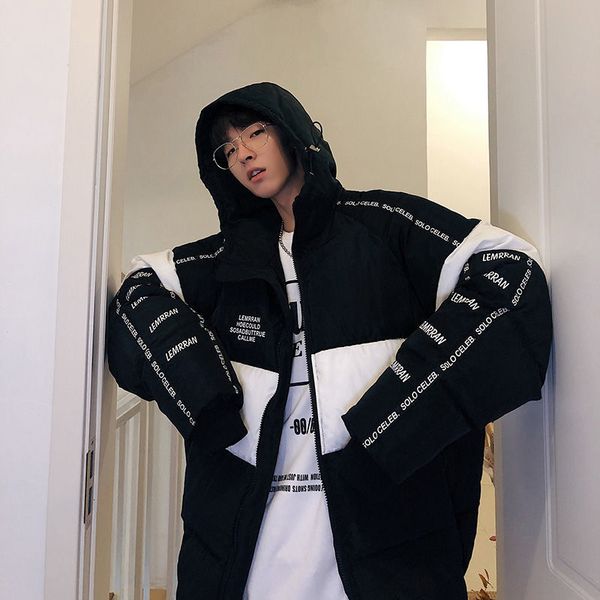 cotton-padded autumn 2021 new contrast cotton-quilted clothing male youth bgzt, Black
cotton-padded autumn 2021 new contrast cotton-quilted clothing male youth bgzt, Black