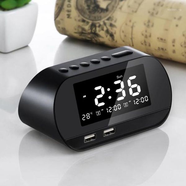 other clocks & accessories office perpetual calendar snooze function adjustable brightness home alarm clock phone charger fm raido lcd displ
other clocks & accessories office perpetual calendar snooze function adjustable brightness home alarm clock phone charger fm raido lcd displ