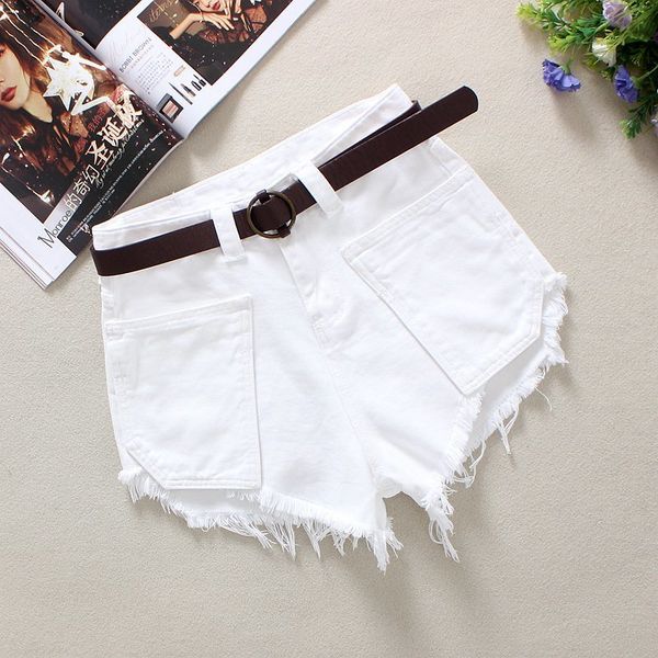 womens summer high waist denim shors tassel big pockets fashion female white cotton shorts jeans s/2xl solid denim shorts d312 y200822, White;black
womens summer high waist denim shors tassel big pockets fashion female white cotton shorts jeans s/2xl solid denim shorts d312 y200822, White;black