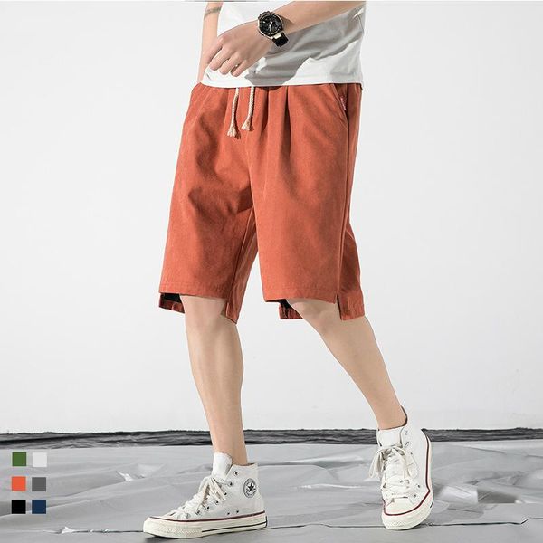 men's casual shorts male pants solid mid length pants streetwear pleated thin shorts men boy cool japanese fashion style, White;black
men's casual shorts male pants solid mid length pants streetwear pleated thin shorts men boy cool japanese fashion style, White;black