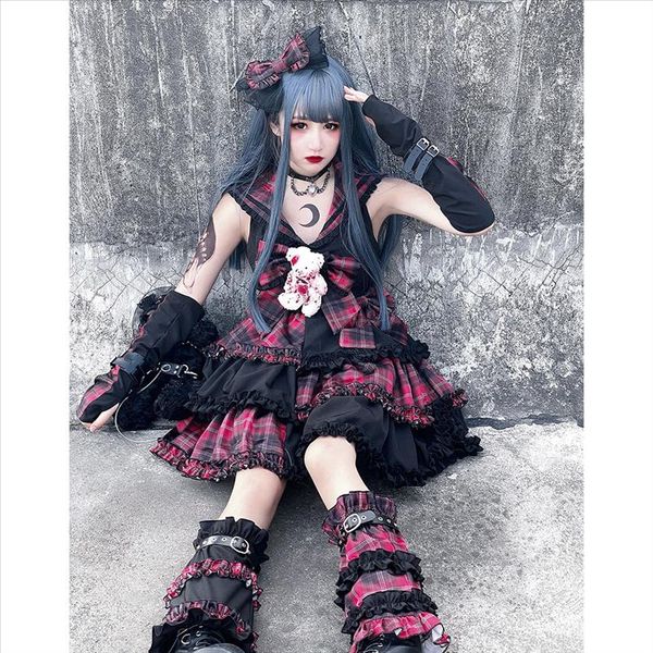 origional harajuku style sailor collar bow tie backless crop girl jk plaided skirt light lolita suit, Gray
origional harajuku style sailor collar bow tie backless crop girl jk plaided skirt light lolita suit, Gray