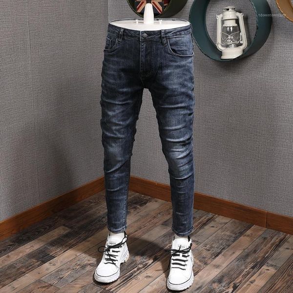 men's jeans jeyzy fashion men autumn casual denim pencil pants homme retro black blue korean style elastic slim fit trousers1
men's jeans jeyzy fashion men autumn casual denim pencil pants homme retro black blue korean style elastic slim fit trousers1