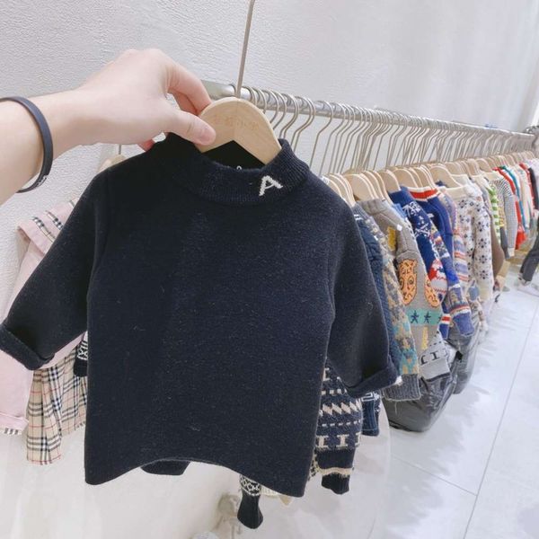 winter 2020 new clothing strawberry xiaobao children's sweater men's and women's letter half high collar one piece cashmere 8, Blue
winter 2020 new clothing strawberry xiaobao children's sweater men's and women's letter half high collar one piece cashmere 8, Blue
