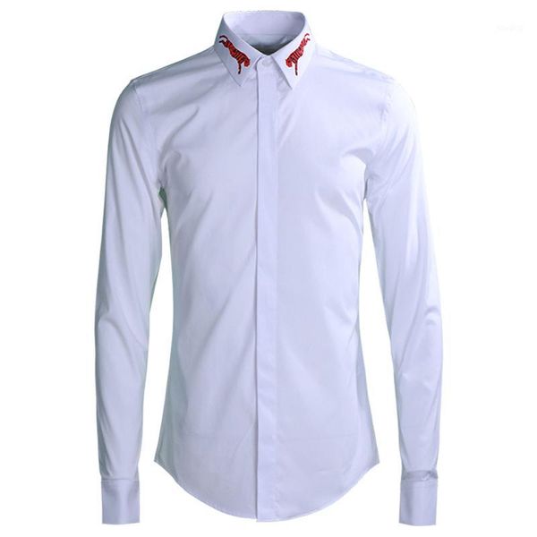 brand business male dress shirt fashion slim casual men's shirts turn-down collar long sleeve solid camisas plus size -4xl1, White;black
brand business male dress shirt fashion slim casual men's shirts turn-down collar long sleeve solid camisas plus size -4xl1, White;black