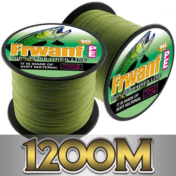 frwanf braided fishing line 16 strands 1200m braided wire for saltwater bass fishing hollowcore thread 20-300lb moss green1
frwanf braided fishing line 16 strands 1200m braided wire for saltwater bass fishing hollowcore thread 20-300lb moss green1