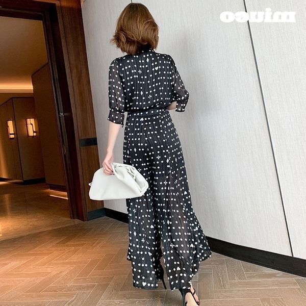 2ulrh fashion new loose wide leg suitwide leg pants suitpants suit women's 2020 summer tibetan meat slimming polka dot chiffon age-redu, Gray
2ulrh fashion new loose wide leg suitwide leg pants suitpants suit women's 2020 summer tibetan meat slimming polka dot chiffon age-redu, Gray