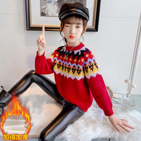 winter clothing and girls' 2020 autumn new zhongda children's diamond plaid plush thickened round neck sweater, Blue
winter clothing and girls' 2020 autumn new zhongda children's diamond plaid plush thickened round neck sweater, Blue