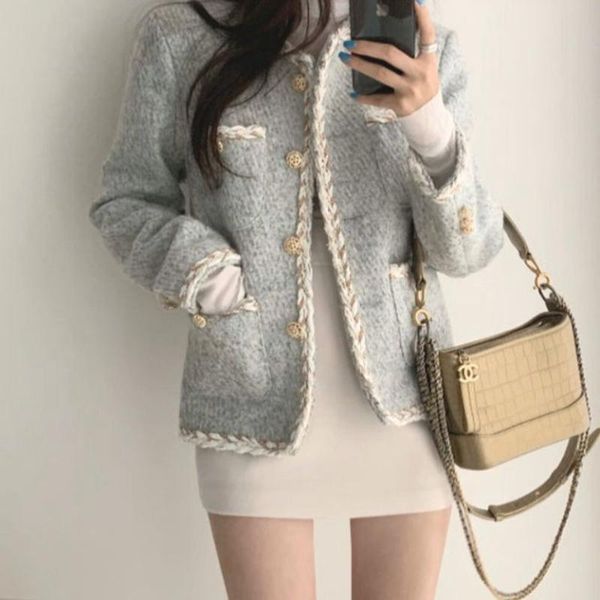 women's vests spring and autumn womens blouses women knitted vest 2021 korean tweed coat clothes, Black;white
women's vests spring and autumn womens blouses women knitted vest 2021 korean tweed coat clothes, Black;white