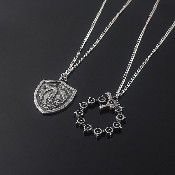 pendant necklaces anime the seven deadly sins meliodas badge necklace nanatsu no taizai dragon cosplay for women men gift, Silver
pendant necklaces anime the seven deadly sins meliodas badge necklace nanatsu no taizai dragon cosplay for women men gift, Silver