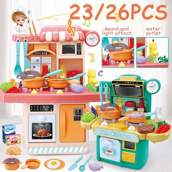 23/26pcs kid kitchen toys simulation kitchen toy spray water dinnerware pretend play kitchen cooking table set children's gift q1119
23/26pcs kid kitchen toys simulation kitchen toy spray water dinnerware pretend play kitchen cooking table set children's gift q1119