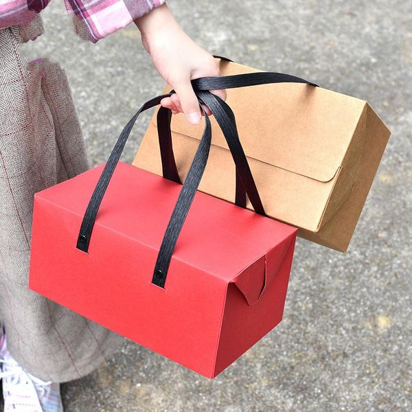 gift wrap 10cs/lot kraft paper hand-held box 22.5x14.5x10.5cm festival zongzi baking bag biscuit packaging boxes
gift wrap 10cs/lot kraft paper hand-held box 22.5x14.5x10.5cm festival zongzi baking bag biscuit packaging boxes