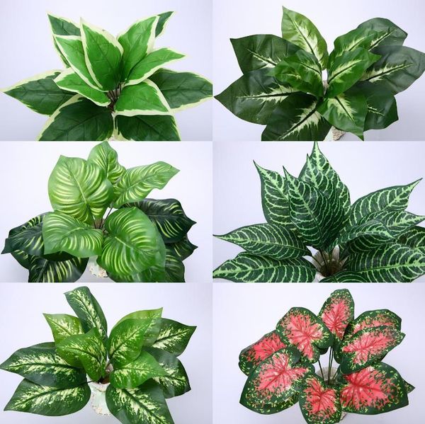12 heads artificial plants evergreen plastic watermelon leaves green fake flower plant wedding home decoration table decors
12 heads artificial plants evergreen plastic watermelon leaves green fake flower plant wedding home decoration table decors