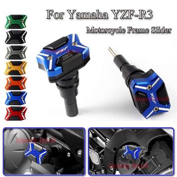 for r3 yzf-r3 motorcycle falling protection frame sliders anti crash pad protector scooter bike accessories cnc aluminum
for r3 yzf-r3 motorcycle falling protection frame sliders anti crash pad protector scooter bike accessories cnc aluminum