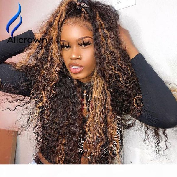 alicrown ombre curly t-part lace front human hair wigs high 180% density lace wigs bleached knots human hair, Black;brown
alicrown ombre curly t-part lace front human hair wigs high 180% density lace wigs bleached knots human hair, Black;brown