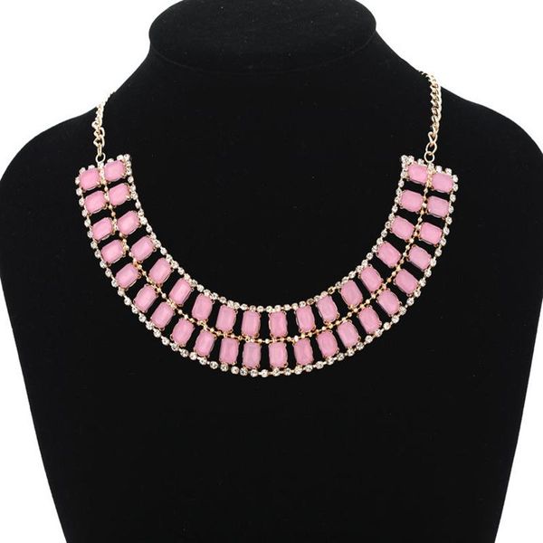 yfjewe fashion choke necklace women party christmas gift dress accessories pink square women fashion necklace #n136, Golden;silver
yfjewe fashion choke necklace women party christmas gift dress accessories pink square women fashion necklace #n136, Golden;silver