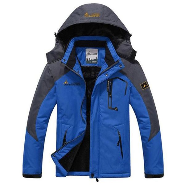 men's down & parkas winter jackets waterproof men windbreak plus velvet thick warm windproof fur coats male hooded anorak, Black
men's down & parkas winter jackets waterproof men windbreak plus velvet thick warm windproof fur coats male hooded anorak, Black