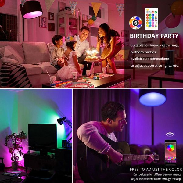 rgb rgbw rgbww led stage light remoter / bluetooth control e27 85-265v bulb disco ball party lights xmas wedding show decor lamp
rgb rgbw rgbww led stage light remoter / bluetooth control e27 85-265v bulb disco ball party lights xmas wedding show decor lamp