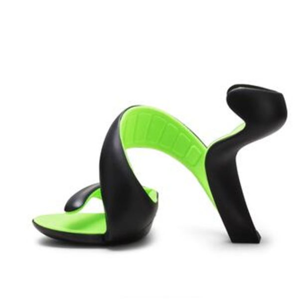 women open the toe cut out strange high heel gladiator sandals fashion snake shape bottomless shoes wyp 160405 c0128, Black
women open the toe cut out strange high heel gladiator sandals fashion snake shape bottomless shoes wyp 160405 c0128, Black
