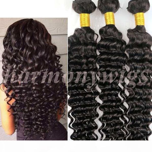 virgin human hair wefts brazilian hair bundles deep curly 8-34inch unprocessed peruvian indian mongolian cambodian mink hair extensions, Black
virgin human hair wefts brazilian hair bundles deep curly 8-34inch unprocessed peruvian indian mongolian cambodian mink hair extensions, Black