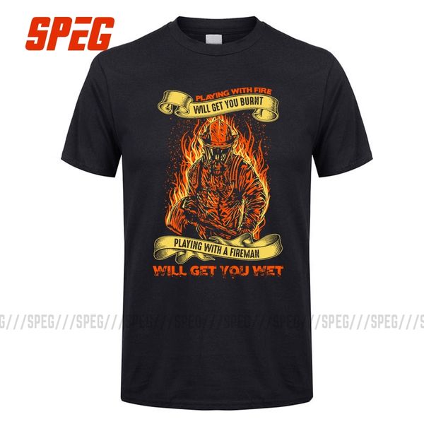 sport t shirt firefighter playing with fire will get you burnt male tees natural cotton short sleeve clothes popular men's t-shirt
sport t shirt firefighter playing with fire will get you burnt male tees natural cotton short sleeve clothes popular men's t-shirt
