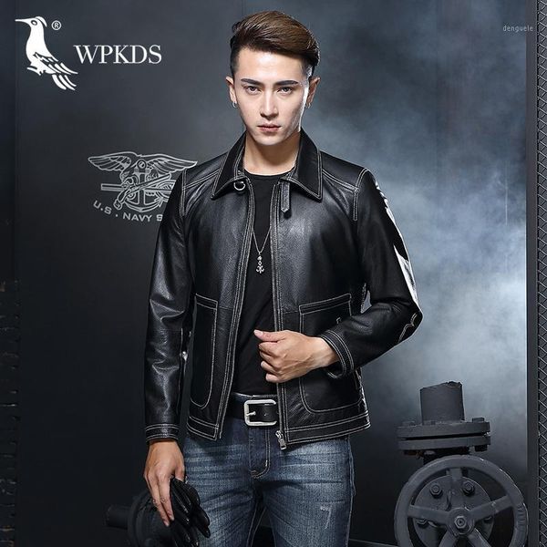 ptslan 2019 men genuine leather jacket sheepskin coat clothes classic good quality motorcycle windbreaker1, Black
ptslan 2019 men genuine leather jacket sheepskin coat clothes classic good quality motorcycle windbreaker1, Black