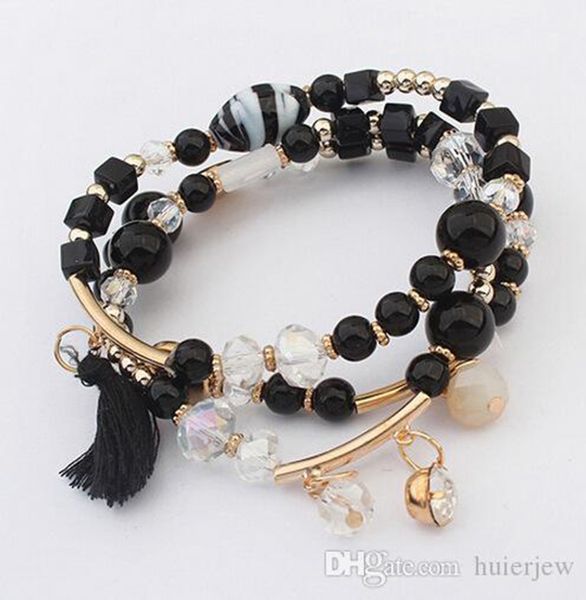 beads bracelets original 3 in 1 beads strand bracelets handmade rope braided charm bracelet, Golden;silver
beads bracelets original 3 in 1 beads strand bracelets handmade rope braided charm bracelet, Golden;silver