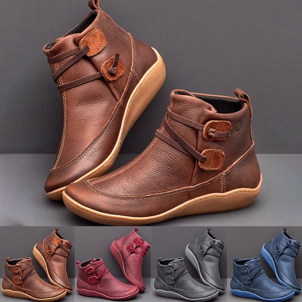 dropshipping women pu leather ankle boots winter snow boots flat shoes ladies shoes short plush cross strap vintage botas mujer 1026, Black
dropshipping women pu leather ankle boots winter snow boots flat shoes ladies shoes short plush cross strap vintage botas mujer 1026, Black