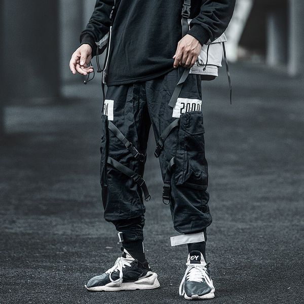 hybskr men's black harem korean man loose ankle-length trousers streetwear male 2020 new autumn fashion casual cargo pants
hybskr men's black harem korean man loose ankle-length trousers streetwear male 2020 new autumn fashion casual cargo pants
